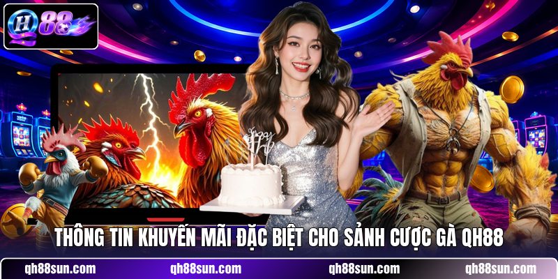 Thông tin khuyến mãi đặc biệt cho sảnh cược gà QH88